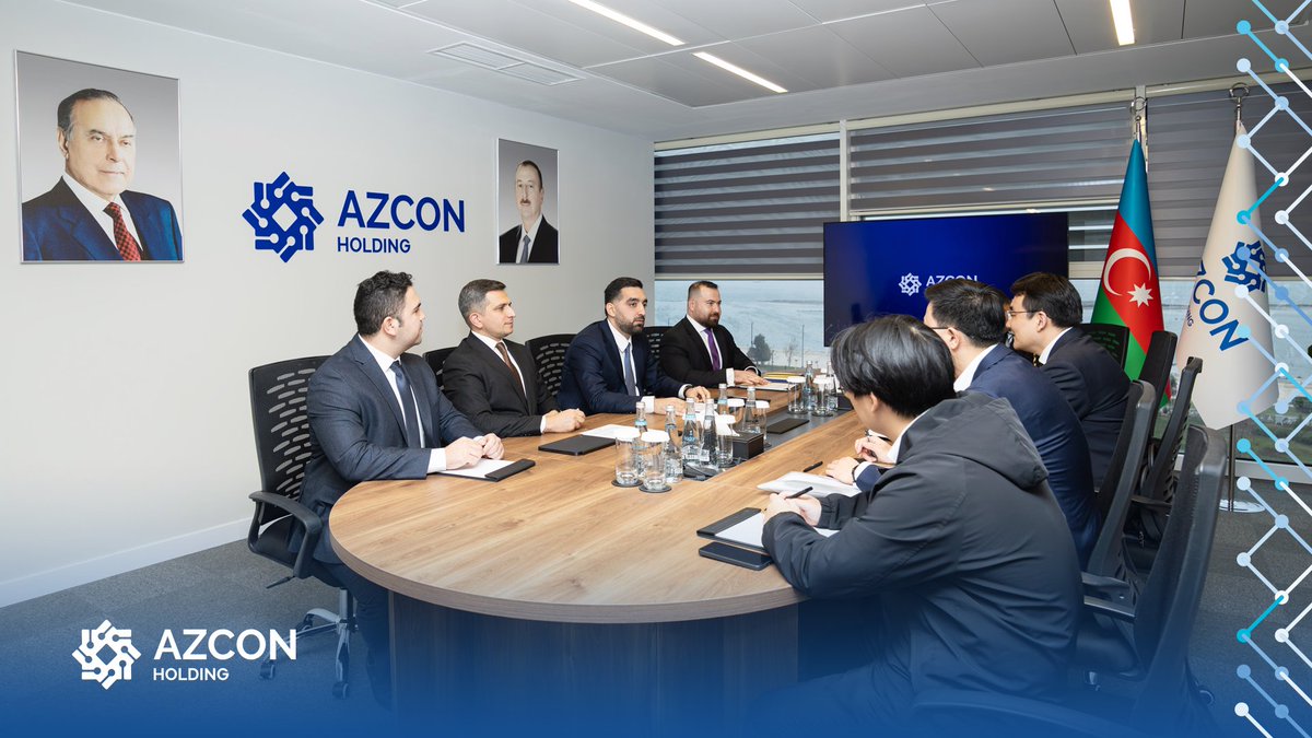 AzconHolding's tweet photo. ✅ AZCON Holding-də Çinin Dövlət-Əmlakın Nəzarəti və İdarə Edilməsi Komissiyasının (SASAC) Planlama və İnkişaf Bürosunun baş direktor müavini Qui Qanqın rəhbərlik etdiyi nümayəndə heyəti ilə görüş keçirilib.

#AZCON #SASAC https://t.co/ehEojQhxhf
