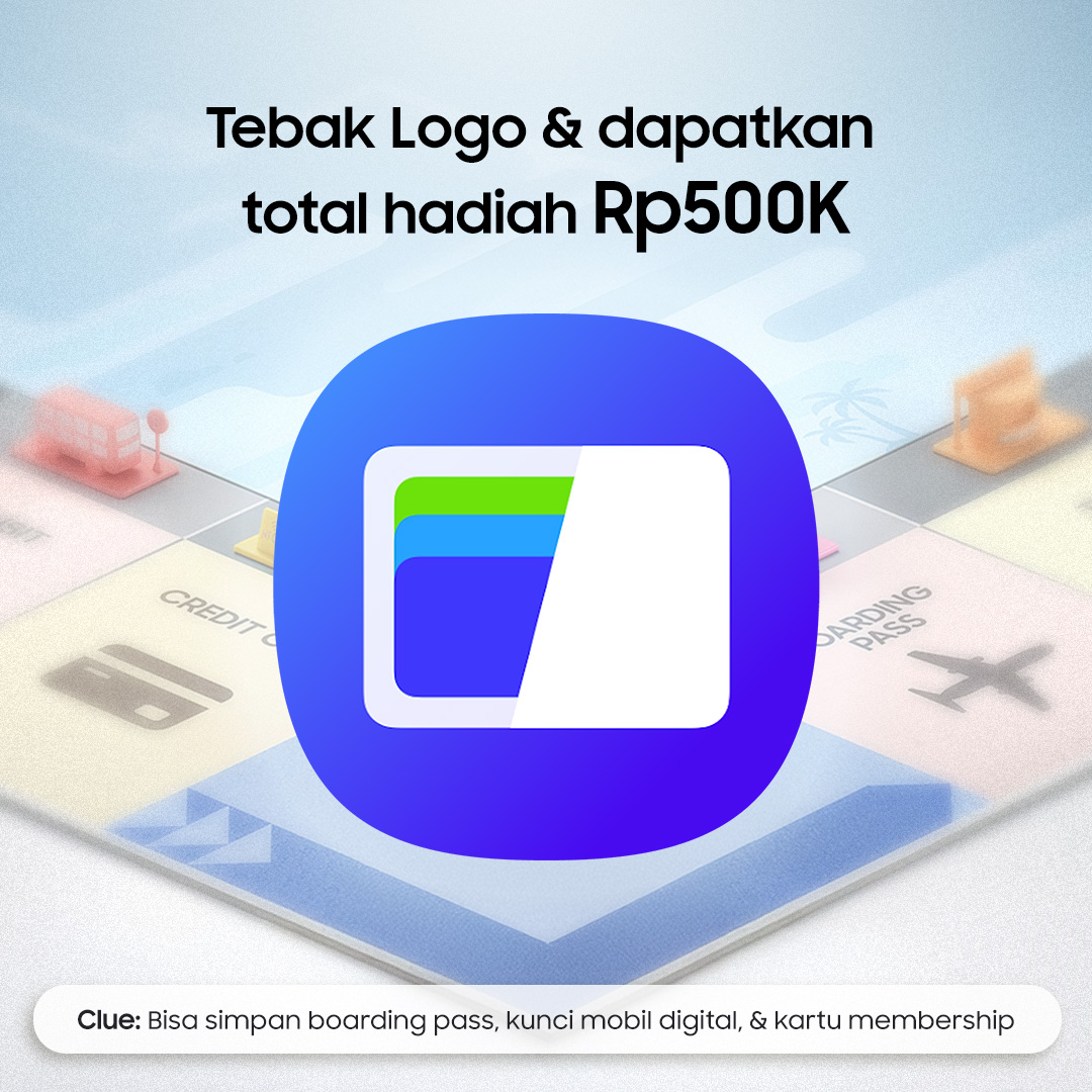 samsungID's tweet image. Ada total Rp500K buat yang tau ini logo Aplikasi apa? 

👀Clue-nya: Aplikasi yang bisa simpan boarding pass, kunci mobil digital, dan kartu membership kamu.

Yang udah tau jawabannya langsung reply sebanyak-banyaknya, ya!