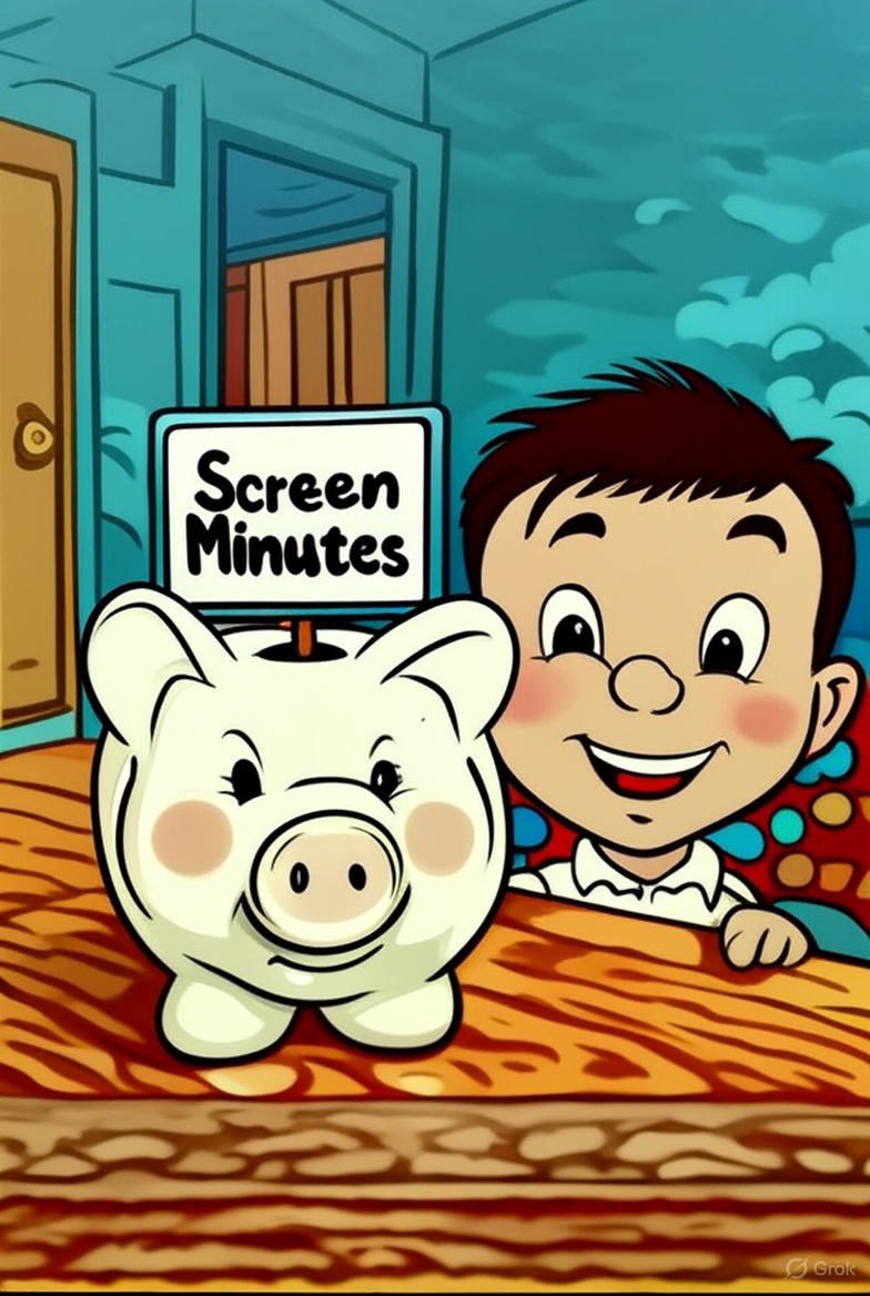 Day 10 Digital Detox! 

Build up “Screen Minutes”
If you complete your daily work,exercise and tasks, reward yourself with screen time!

Do this with kids too! If they’ve read, played outside, completed homework or helped with chores! Only then, can they have time on screens. 🥳