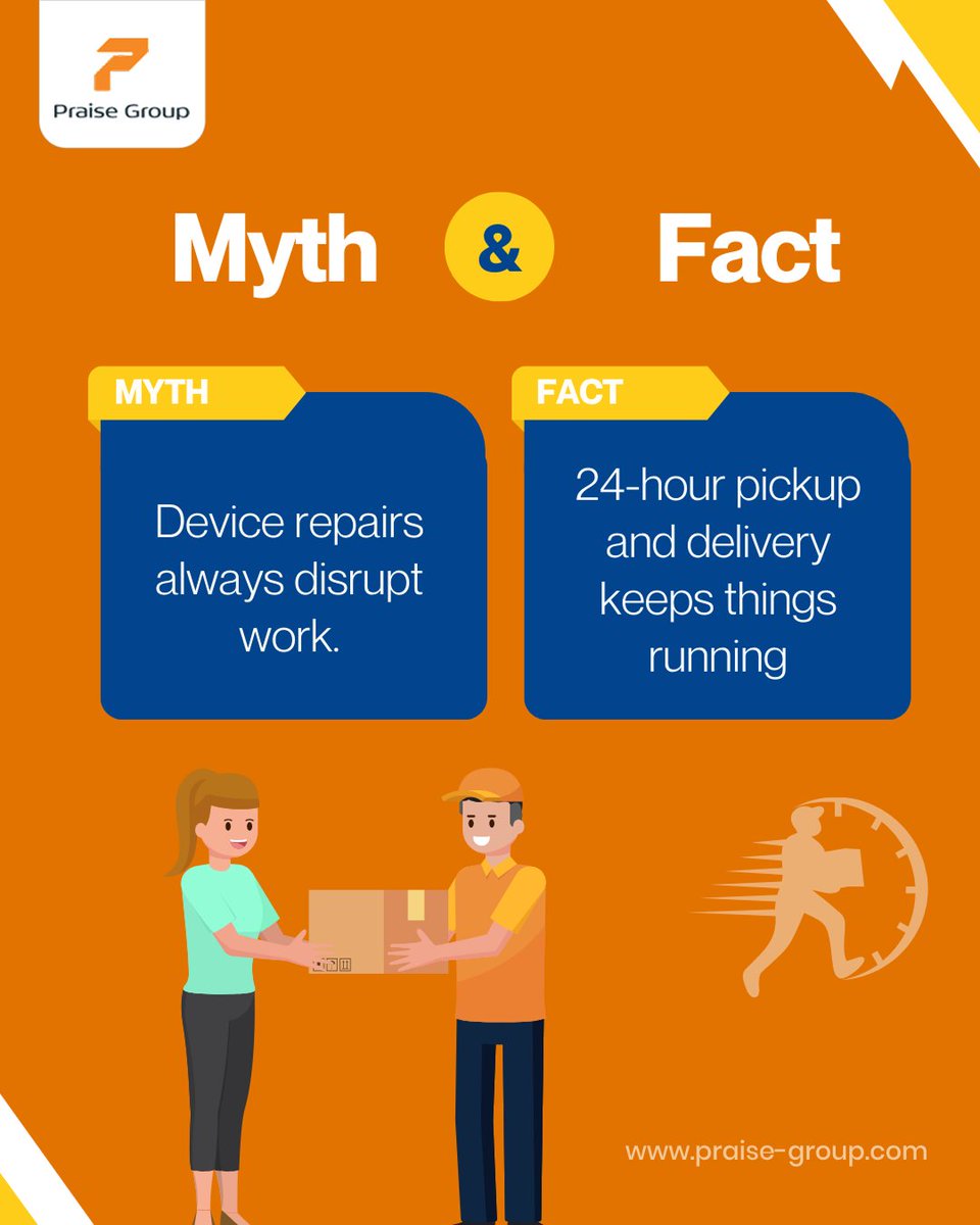 GroupPraise's tweet image. Device repairs always disrupt work.
With 24-hour pickup and delivery, your workflow stays smooth. Fast, reliable service means no downtime - just quick fixes without interruptions.
Keep working. We handle the rest.

#FastRepairs #DoorstepService #TechSupport #ZeroDowntime