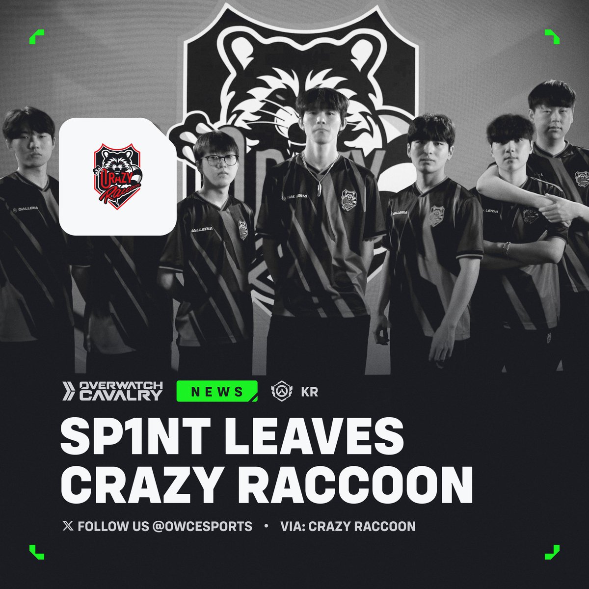 The extra strength was temporary as <a href="/OwSp1nt/">Sp1nt</a> departs <a href="/crazyraccoon406/">Crazy Raccoon</a> due to expiration of his contract 😔