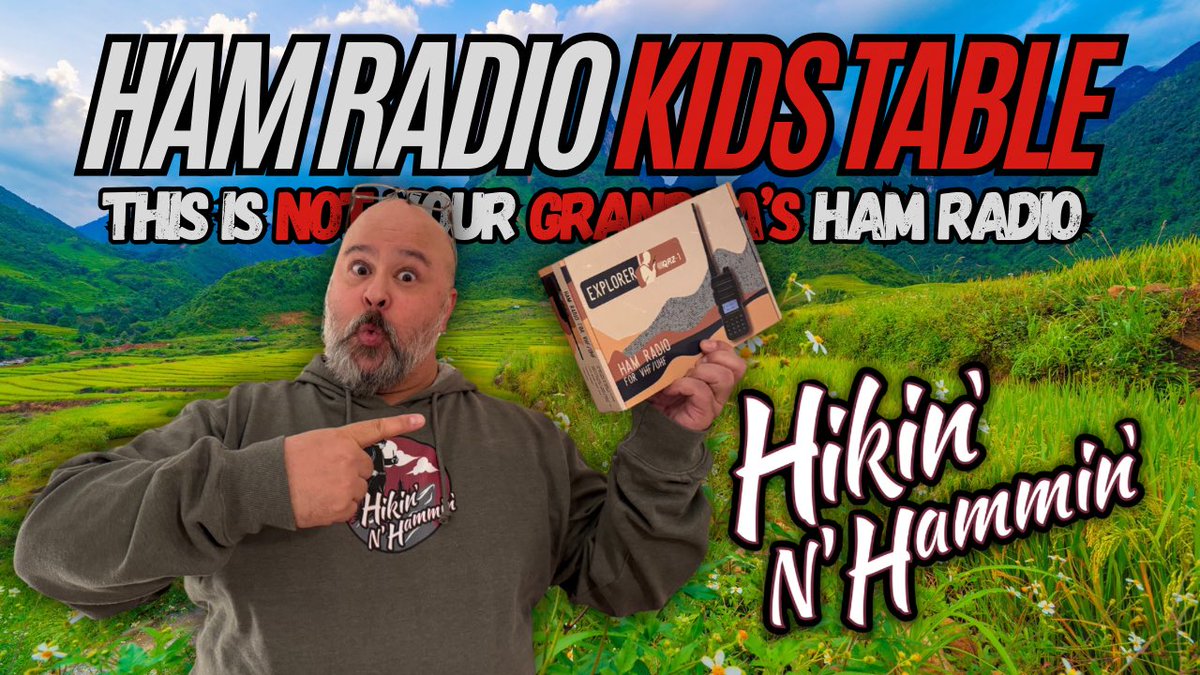 🚨 BIG NIGHT ALERT! 🚨 Join us LIVE on #HRKT as <a href="/hikinnhammin/">Hikin'n'Hammin'</a> Lou K4HNH spills his epic amateur radio adventures &amp; drops a SPECIAL #giveaway for hitting 1K subs! 🎉📻 Starts 8PM EST / 01:00Z – don’t miss out! youtube.com/live/u-soxXoOs… 🔥 #HamRadio #OutdoorAdventure