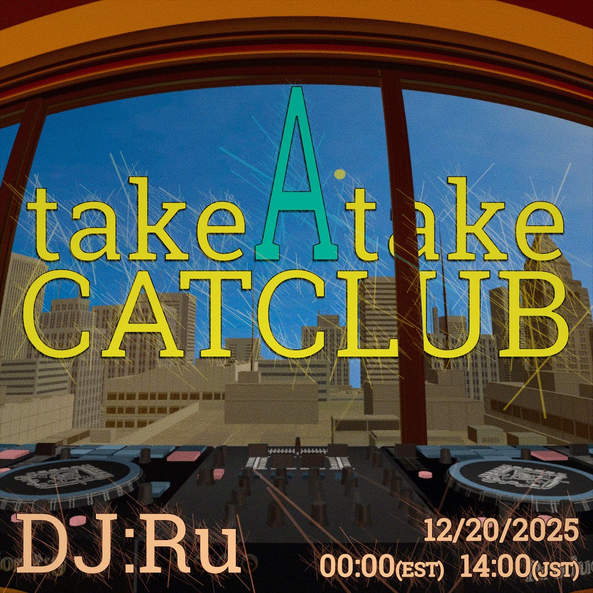 ===Immersive Club===
CATCLUB takeAtake
2025/12/20
00:00(EST) 14:00(JST)

DJ : Ru <a href="/RuTransverse/">Ru 🐰🔜 AFC</a>
Group+

#VrCatClub

↓ I’ll explain the group ↓