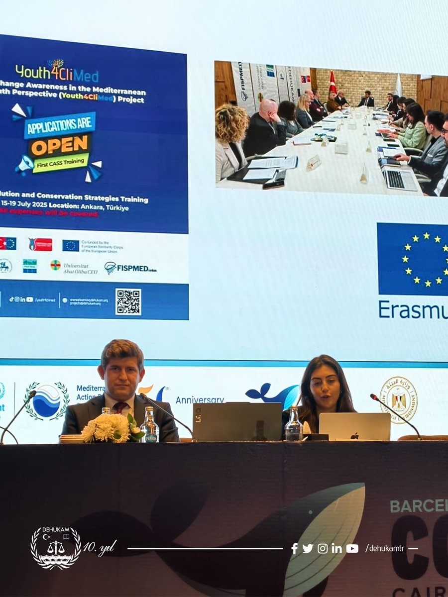 The Project “Climate Change Awareness in the Mediterranean from Youth Perspective,” Coordinated by DEHUKAM, Was Presented to International Participants at the Side Event During the Barcelona Convention COP 24.

Detaylı bilgi için:
dehukam.org/2025/12/10/deh…