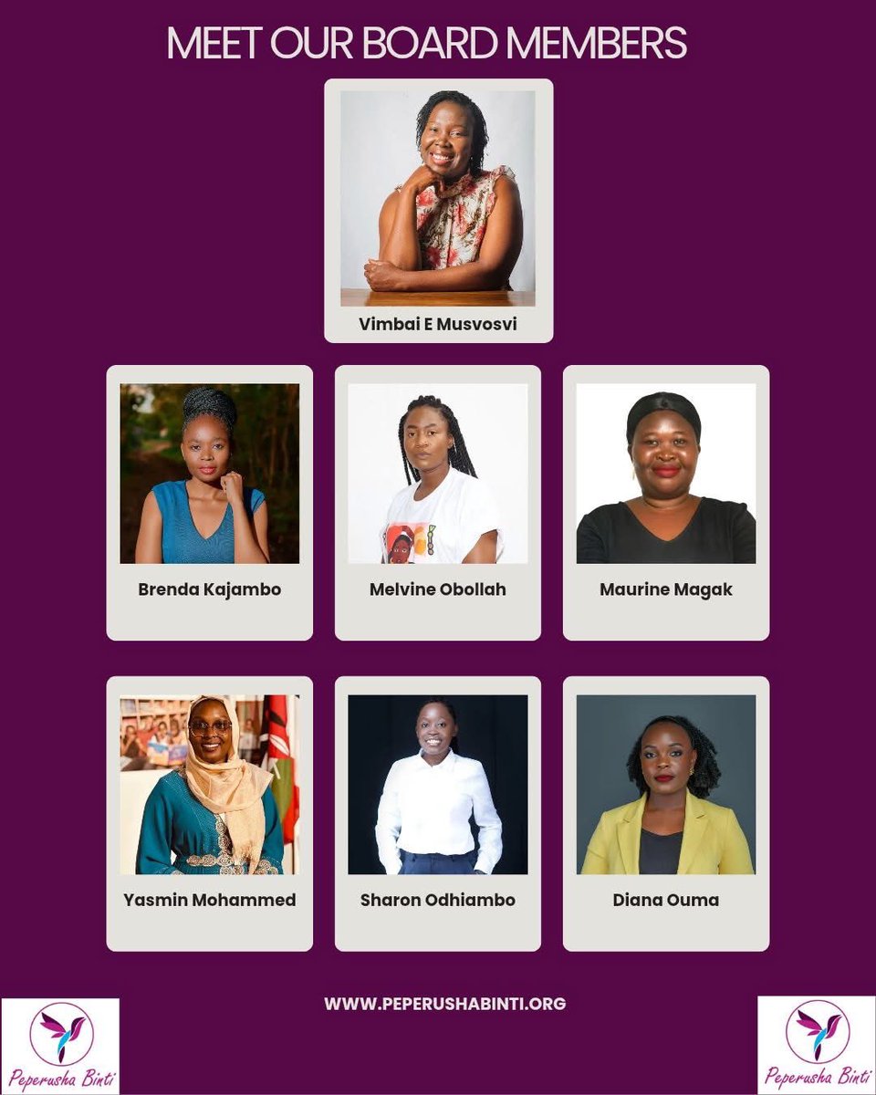 I’m thrilled to share that I have been appointed as one of the Board members of <a href="/PeperushaB/">Peperusha Binti</a> an Organization in Kisumu County, Kenya.

I’m excited about this opportunity &amp; looking forward to supporting Peperusha in realizing their vision.Thank you for trusting &amp; believing in me.