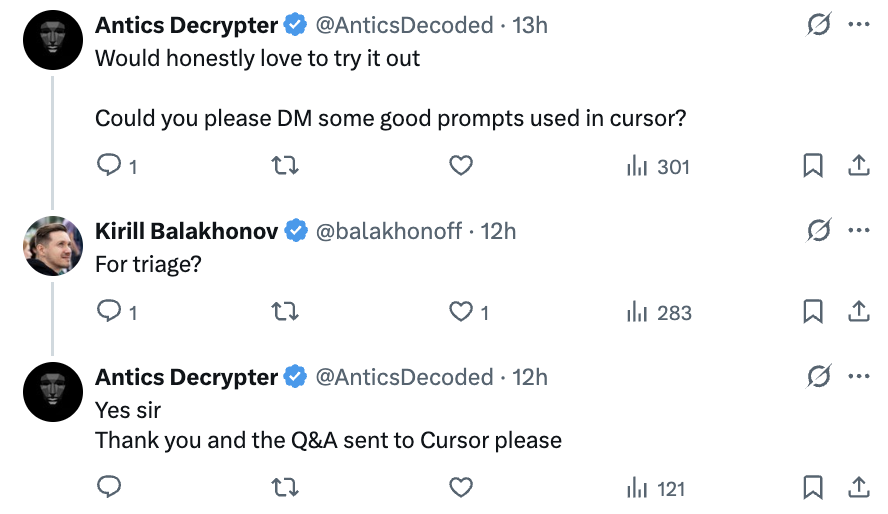 Kirill Balakhonov tweet media