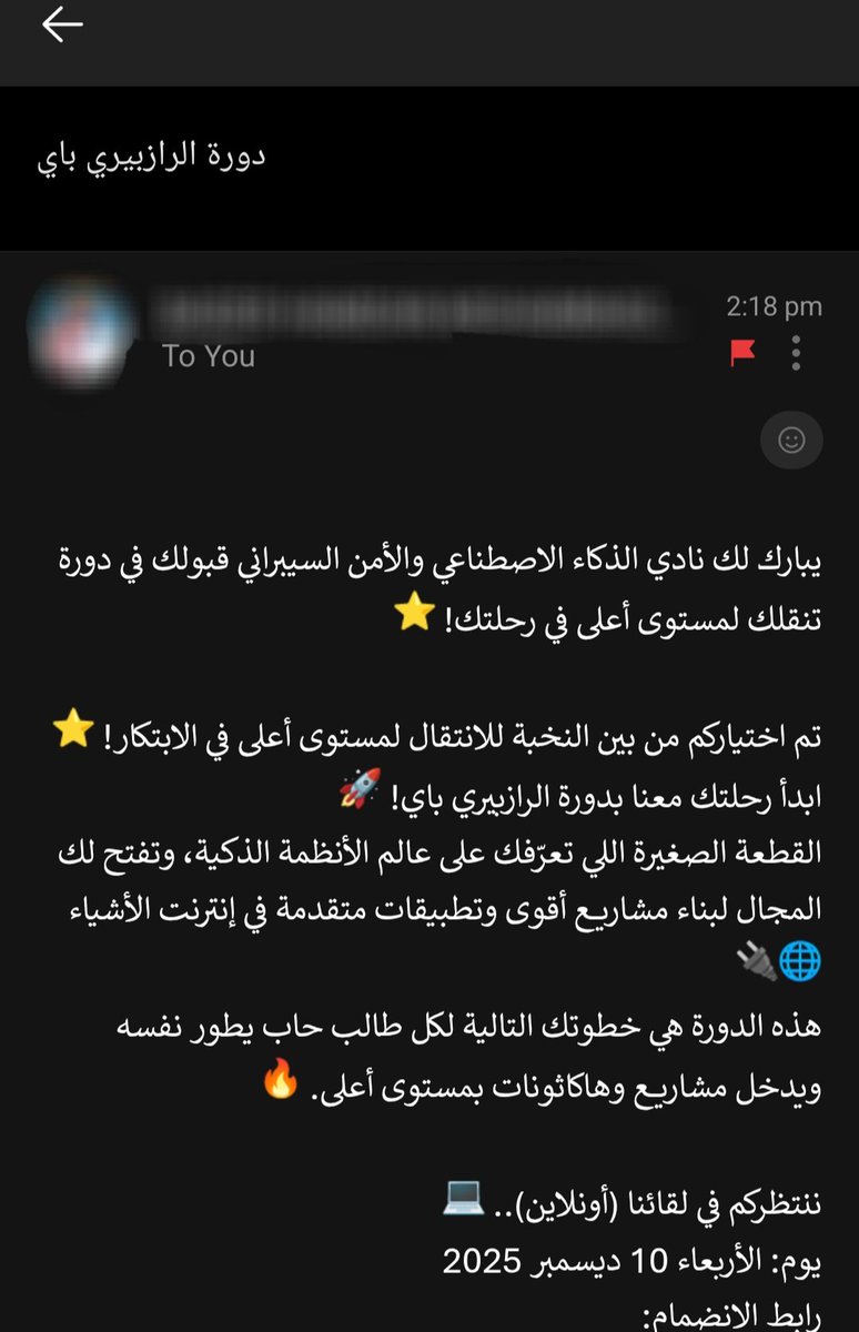 Rily206's tweet image. معسكر Arduino مع نادي ايتيك 2024
نفس المعسكر مع نادي الذكاء الاصطناعي و الأمن السيبراني 2025
الصدق المجال يشجع انك تجربه و نصيحة ابحثوا وش مجالاته و استمتعوا 🤩✨️
#Arduino #raspberry_pi