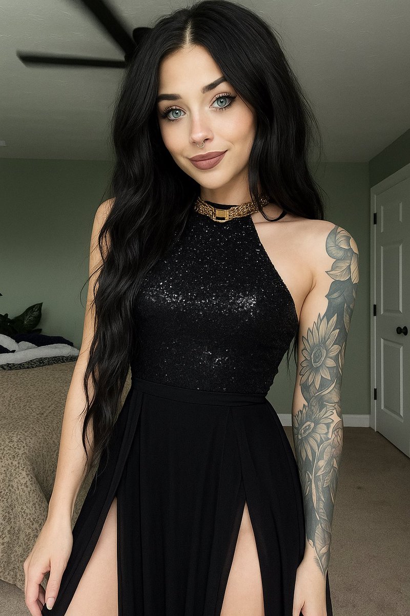 LenaMalfoy666's tweet image. My dress for the Yule Ball. Thank you, Jess.