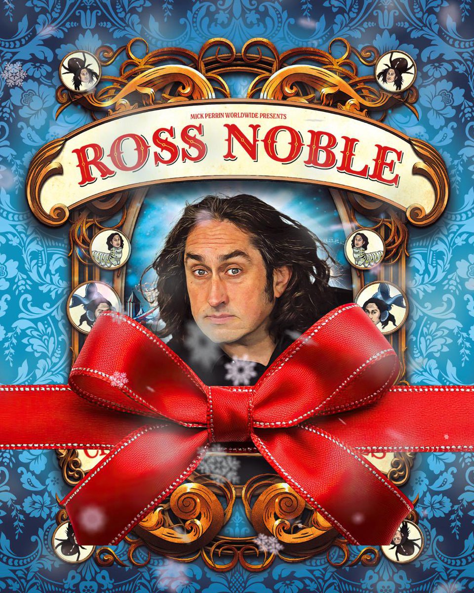 realrossnoble's tweet image. 🎄 An envelope with tickets under the Christmas tree just might be the ideal Christmas gift! 

Ross is touring the UK this February and March, before bringing Cranium Of Curiosities to Australia in April, May and June.

Link in bio for dates &amp;amp; to purchase tickets.

Web monkeys 🐒