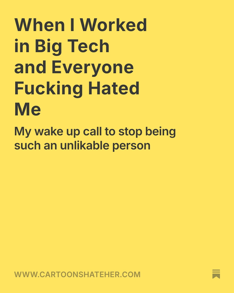 A true story of a time I got hired at my "dream company" with my "dream job" only to find out that everyone there thought I was "the most annoying fucking person alive." Link in replies.