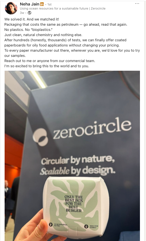 Nithin0dha's tweet image. Almost all food packaging that resembles paper or cardboard, such as coffee cups, takeout boxes, and food wrappers, has a thin plastic coating. This plastic isn't just bad for the planet; it leaches microplastics directly into your food and body.

@GoZerocircle (a Rainmatter…