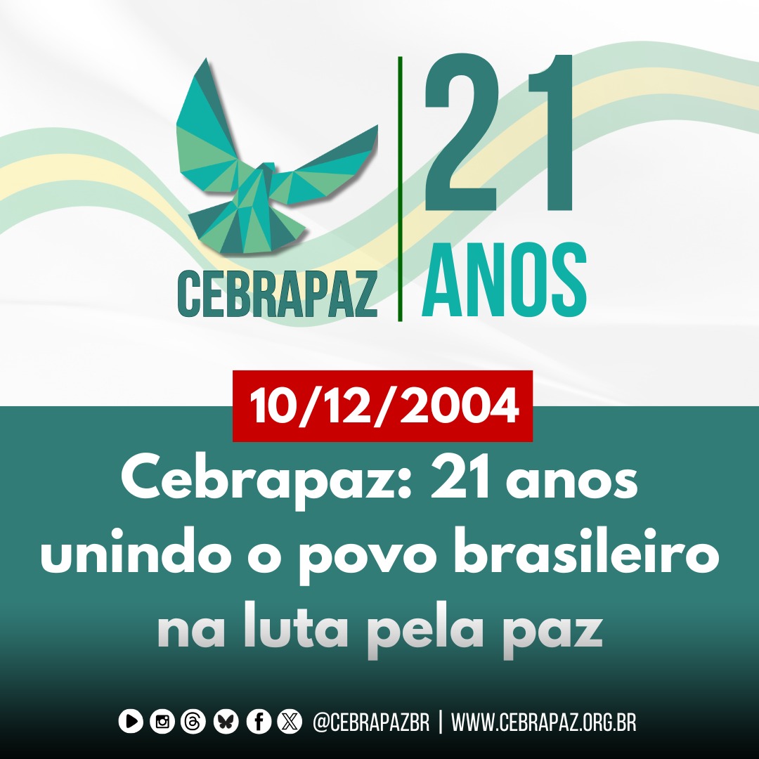CebrapazBR's tweet photo. Nesta data, que marca o Dia Internacional dos Direitos Humanos, também celebramos os 21 anos do Centro Brasileiro de Solidariedade aos Povos e Luta pela Paz (Cebrapaz)! https://t.co/PQuhv4b1OY
