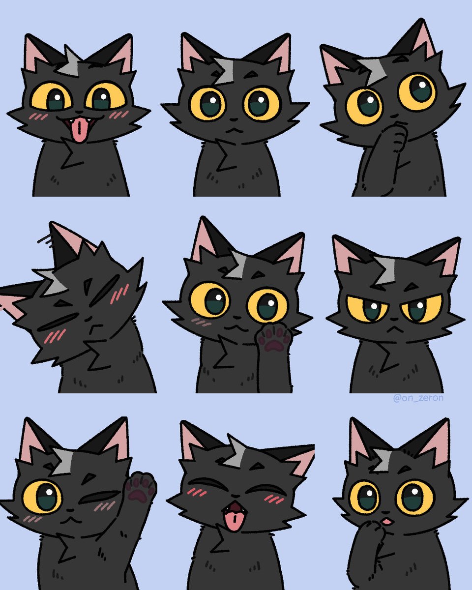 on_zeron's tweet photo. 냥생구컷 🐱 #drawing #cat #meme https://t.co/I95V0muKEb