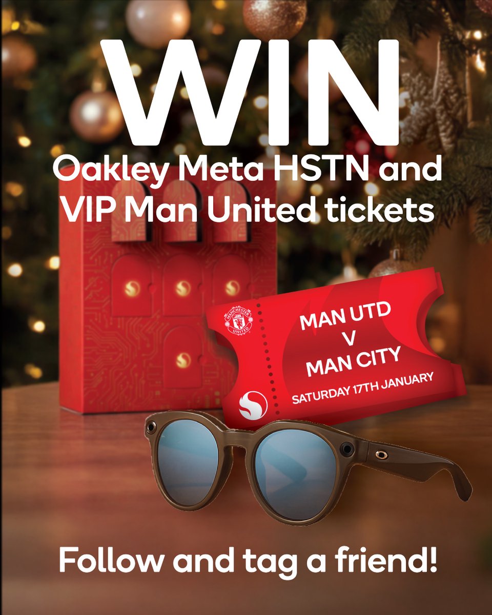 What’s the Christmas memory you wish you could relive? 🎄

The laughter, the traditions, the moments that feel like home - Snapdragon powered tech helps you hold onto the memories that matter most.

Make this holiday unforgettable: WIN Oakley Meta glasses and VIP tickets to