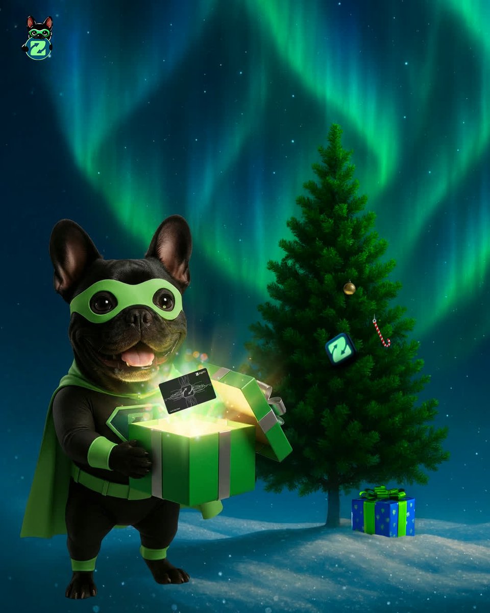 Time for the third decoration, a candy cane 🍭🎄
Zypster places it on the tree and adds a new gift underneath 🎁

And now… unwrapping today's surprise.
It's:

🎁 1 Zypto Vault Key Card
The perfect security buddy for your Zypto Wallet App 🔐

Can you win it, do you want it? 😉