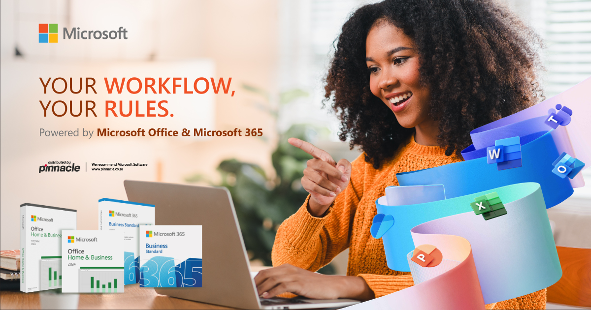 Take control of your workflow with #MicrosoftOffice and #Microsoft365 - the tools designed to help you work smarter, faster, and your way.

From Word to Excel to Teams, everything you need to create, collaborate, and achieve more is right at your fingertips.

Explore the full