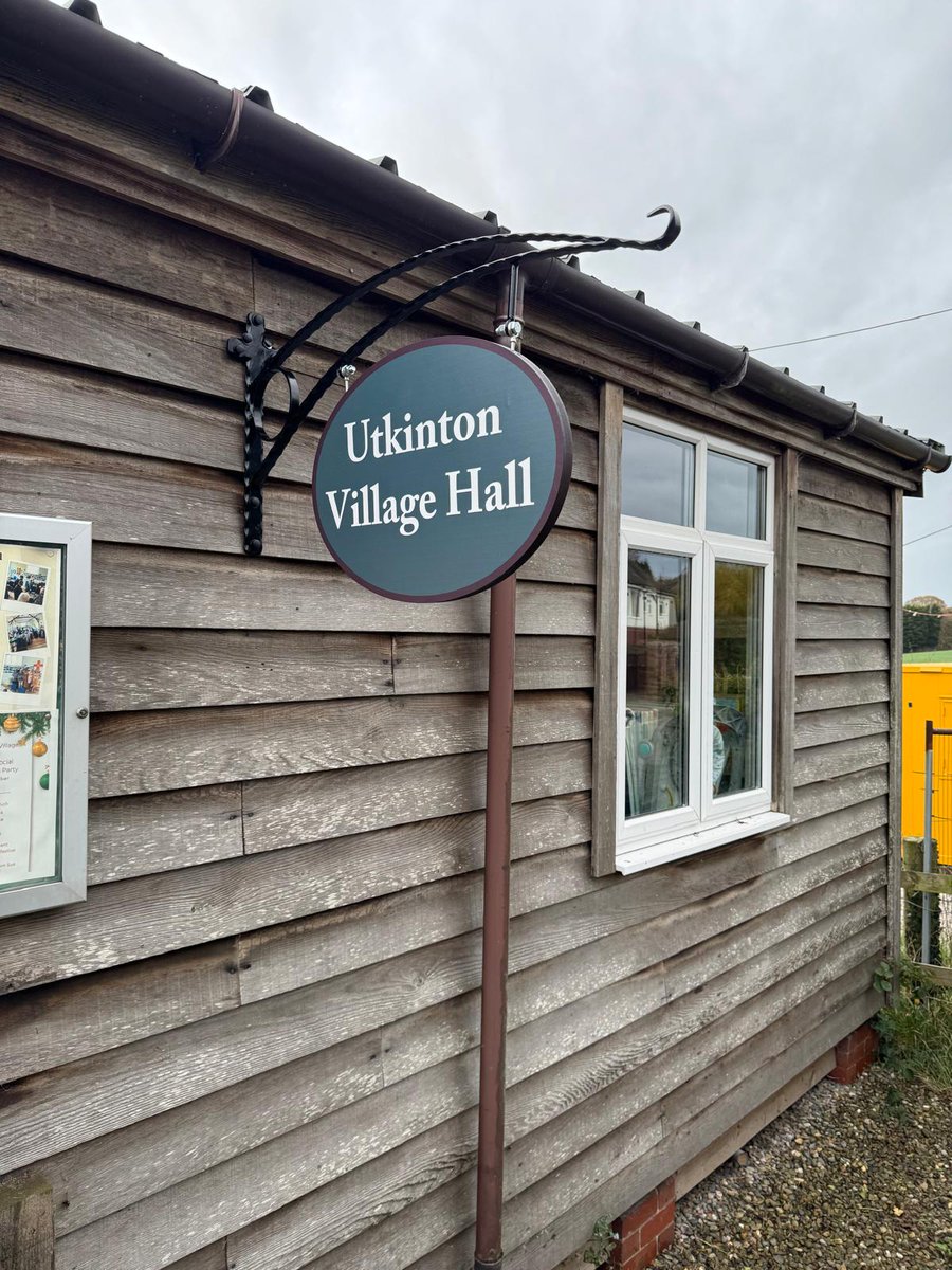 We’ve recently completed a new hanging bracket sign for Utkinton Village Hall in Tarporley.

Strong and stylish, it’s an ideal way to guide visitors and enhance the hall’s presence.

If you’re looking for a sign that stands out and lasts, we can help bring your ideas to life!