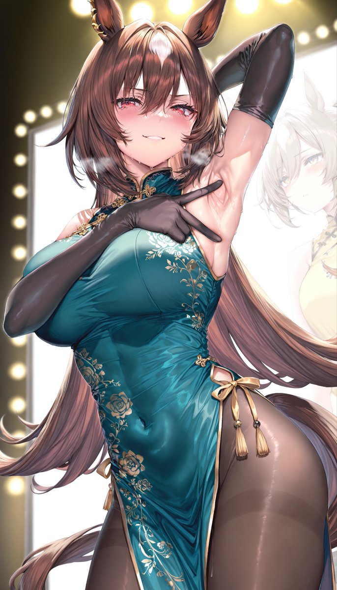 夜　チーパオ　腋　シリウスシンボリ-Sirius Symboli-

SFW illustration
腋にも派閥があるらしいので昼とは別表現
煽り性能高そうなシリウス