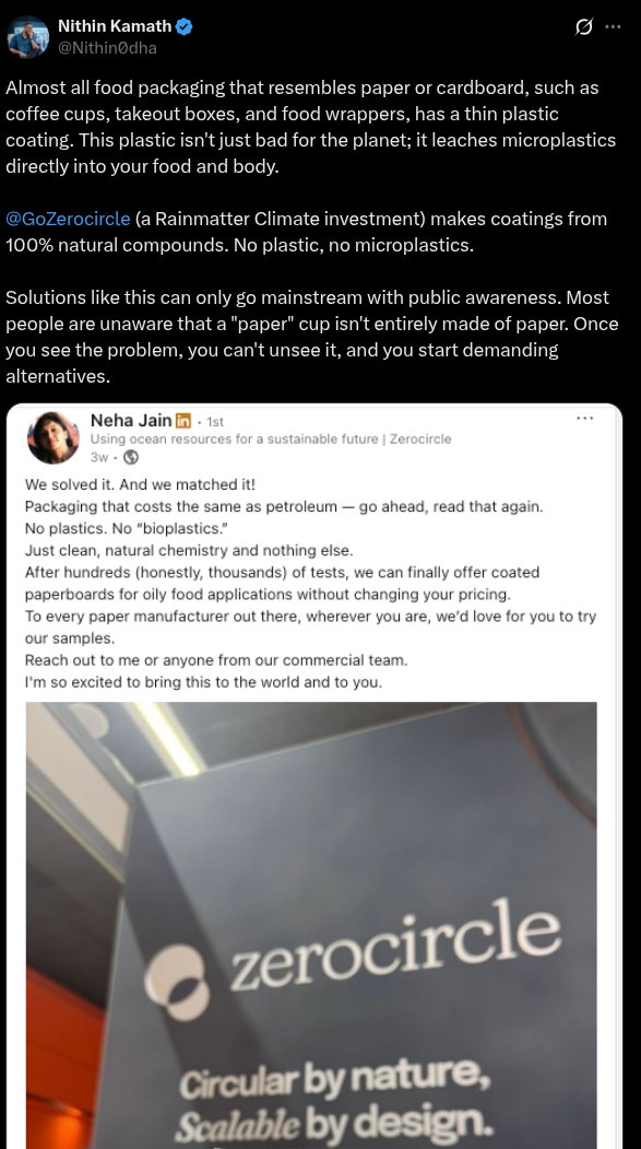 They say the best founders choose their investors, not the other way around. That's what happened with <a href="/GoZerocircle/">Zerocircle</a>  and <a href="/Rainmatterin/">Rainmatter by Zerodha</a>.

Neha (Founder) reached out to us in February 2021, and we had backed them for the clarity of thought. It still took them four years to work