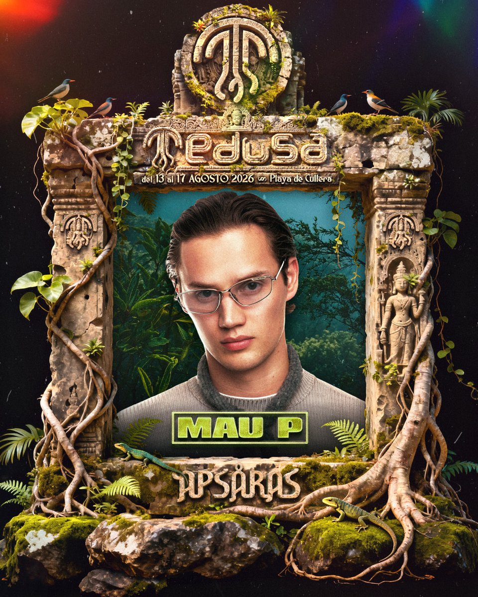 Mau P pisará fuerte Apsaras 🪼 Para celebrarlo...¡𝐒𝐎𝐑𝐓𝐄𝐀𝐌𝐎𝐒 𝟐 𝐀𝐁𝐎𝐍𝐎𝐒 𝐆𝐄𝐍𝐄𝐑𝐀𝐋𝐄𝐒! 📷 𝐏𝐚𝐫𝐚 𝐩𝐚𝐫𝐭𝐢𝐜𝐢𝐩𝐚𝐫 𝐞𝐧 𝐞𝐥 𝐬𝐨𝐫𝐭𝐞𝐨:  Síguenos @medusa_festival
y haz RT. Anunciaremos ganador/a el 17/12. Suerte!