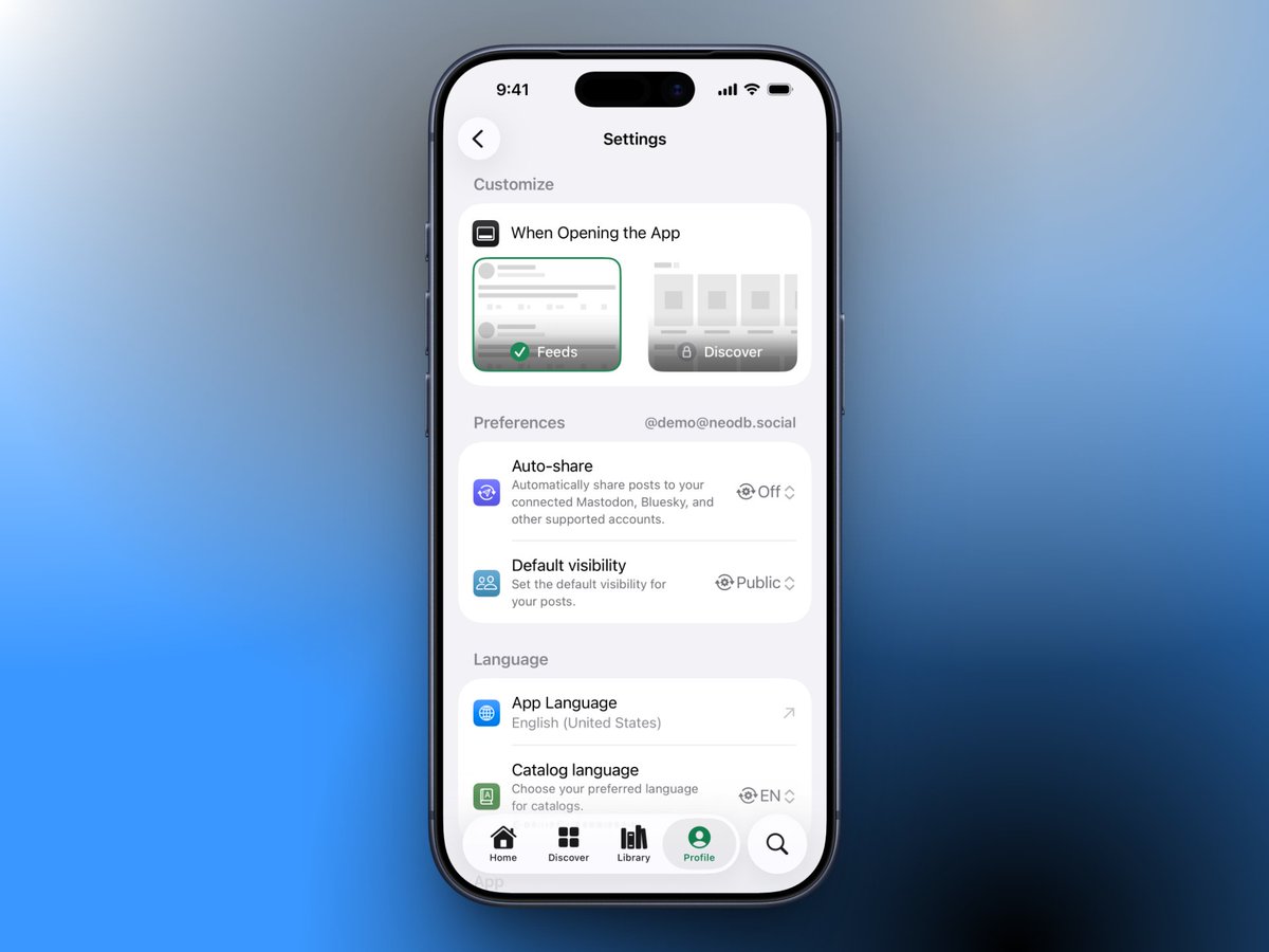 PieceletNeoDB's tweet photo. Added some colors to those setting icons to give it a more polished, design-driven feel.

#buildinpublic #iOS26 #LiquidGlass https://t.co/HfVBv0KYlt
