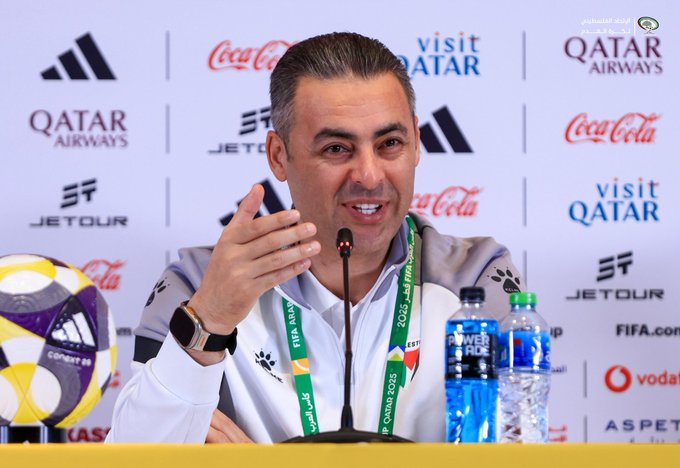 عاجل مدرب فلسطين: قادرون على إقصاء السعودية من كأس العرب - ملاعب 