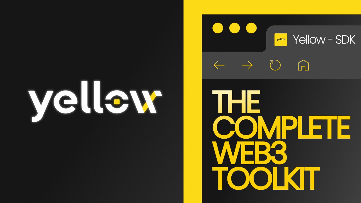 😞Clunky user experience
⚠️Unpredictable fees
❎Liquidity in the wrong places

Yellow fixes the familiar pain points of Web3 with a novel cross-chain compatible SDK, letting builders build the apps that users want to use.