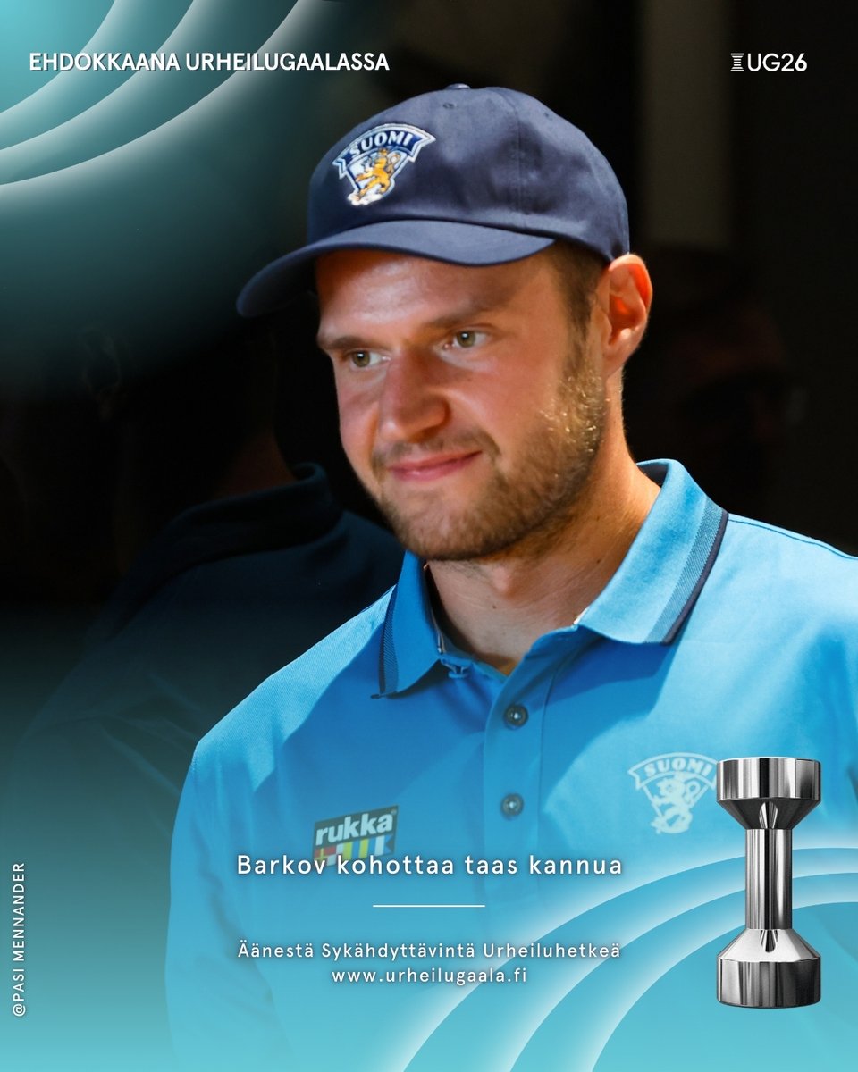 Sykähdyttävin Urheiluhetki -ehdokas - Barkov kohottaa taas kannua✨

Anna äänesi sinua sykähdyttäneelle urheiluhetkelle! ➡️ urheilugaala.fi/sykahdyttavin-…

#sykähdyttävinurheiluhetki #UG26 #urheilugaala