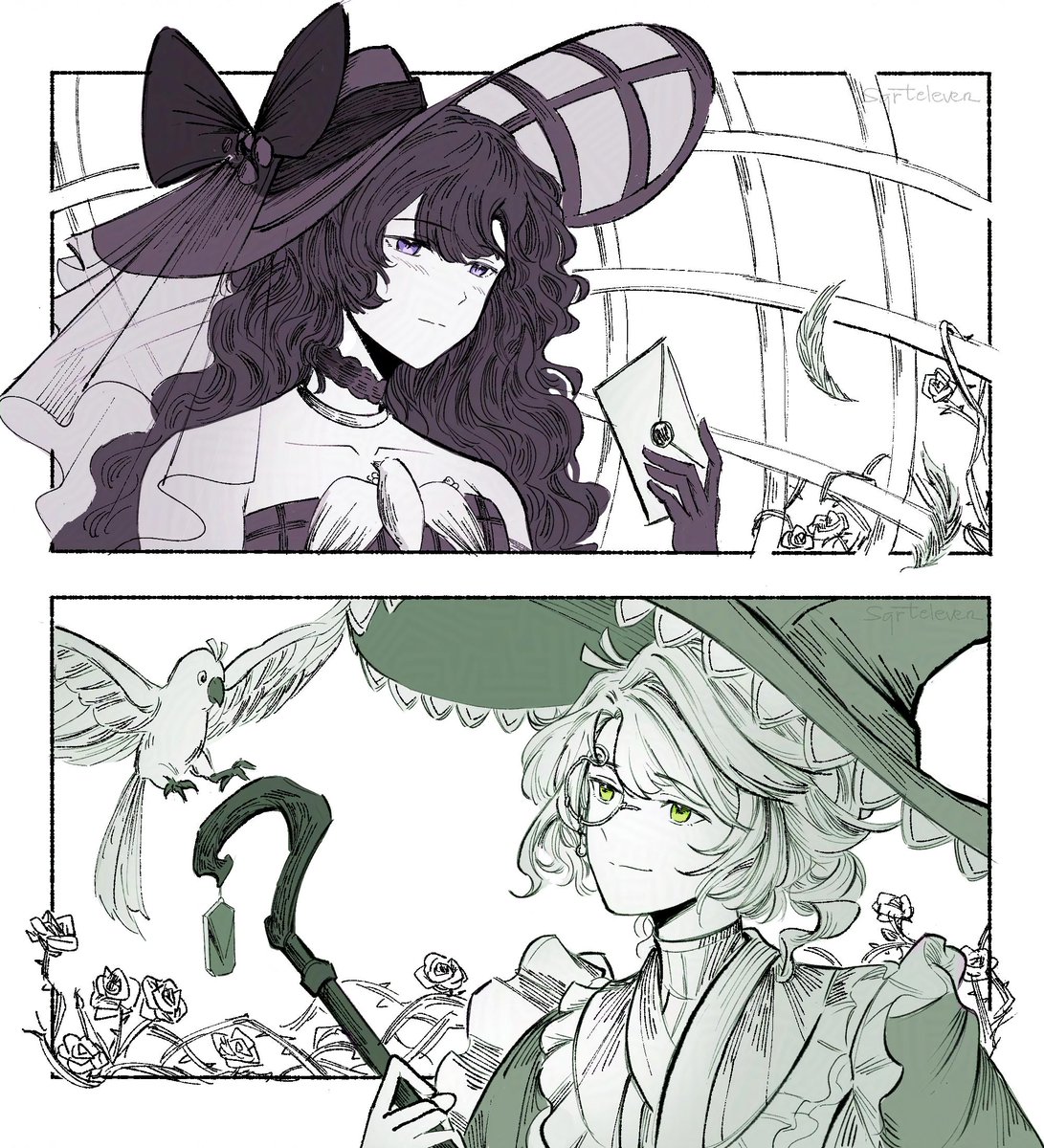 sqrteleven's tweet image. 🦋✉️🦜
#Reverse1999 #isokania