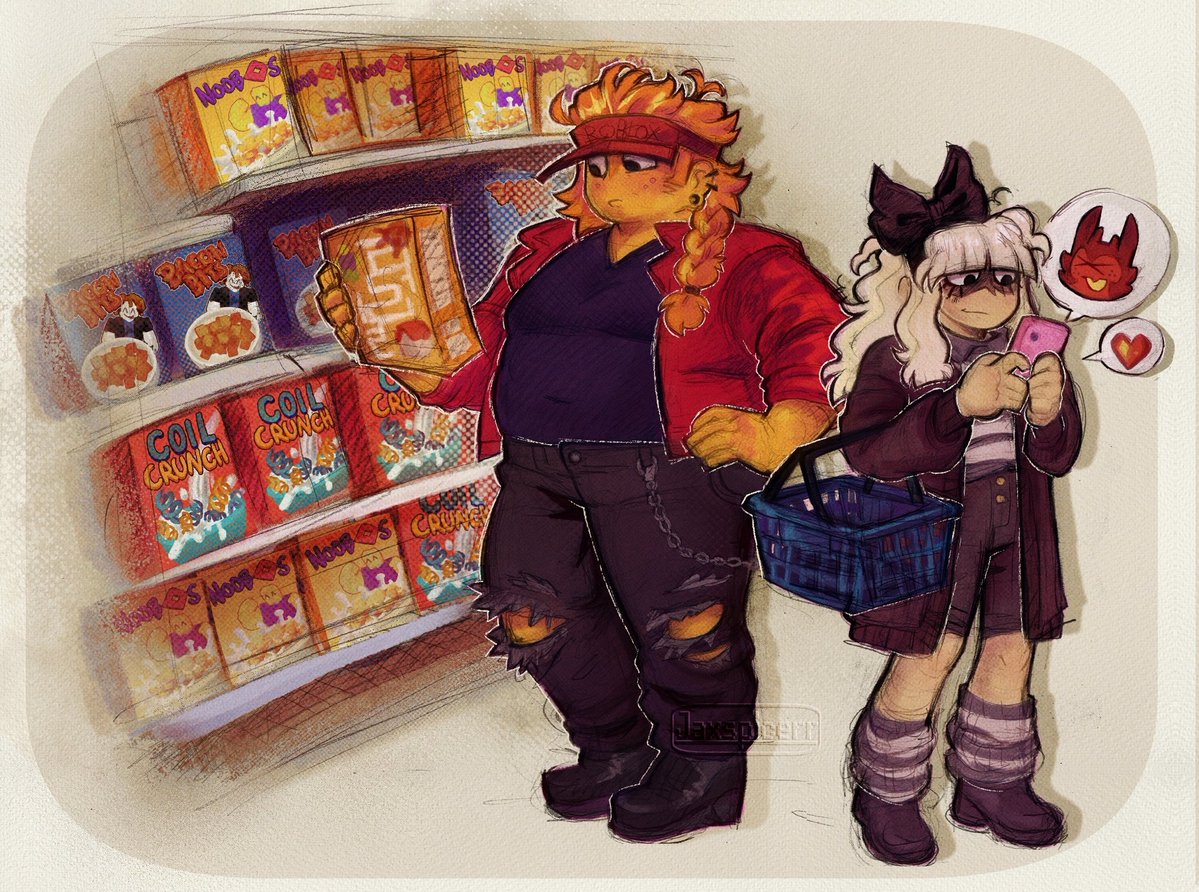 jaxspicerr's tweet image. grocery run #robloxart #workatapizzaplace