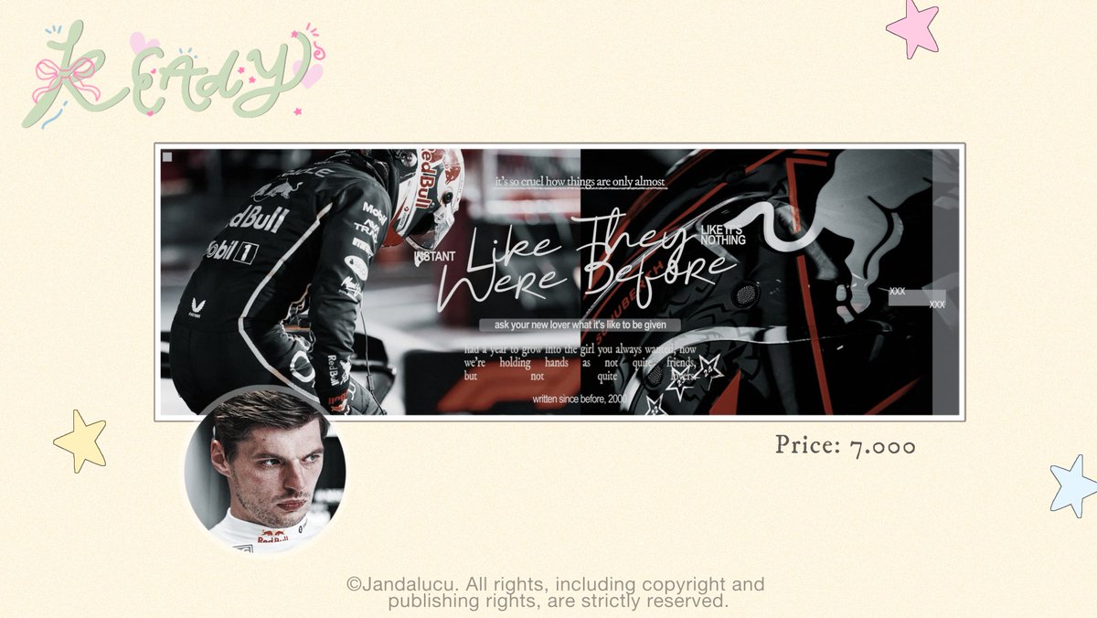 repost will be appreciated 🏎

aku membawa 4 layout edisi F1 ganteng💗
avail buat request ya. free add nama di ava juga! 
silakan dm aku buat jemput semuanyaa✋🏻

terima kasihhh!! ^^ #zonauang