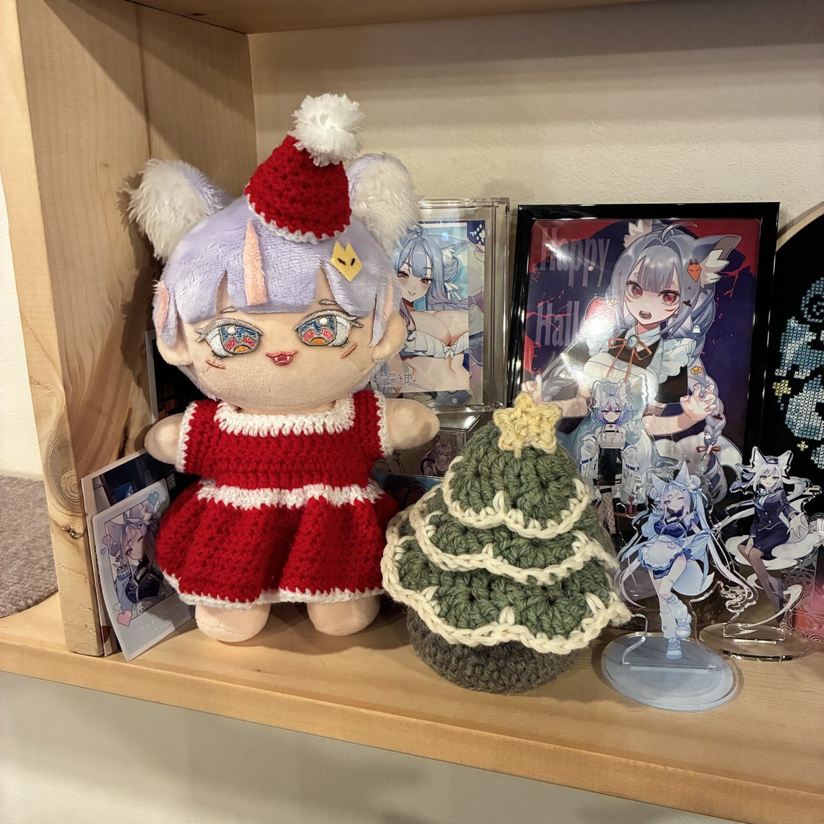 サンタワンピース🎅完成しました！！ 夏の浴衣に続き、冬の新衣装