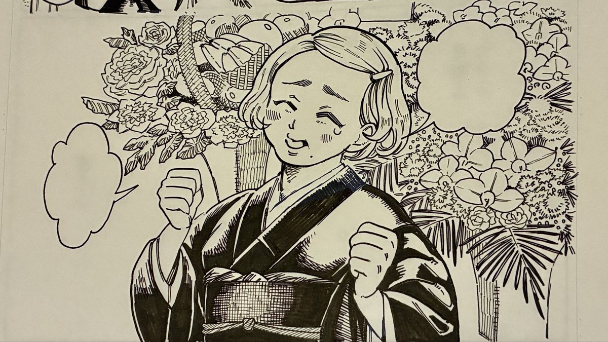 久しぶりのアナログ原稿だ〜 