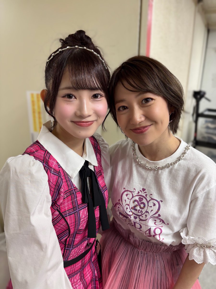 大島優子さんとお写真撮っていただきました♡ 本番終わりなのに終始