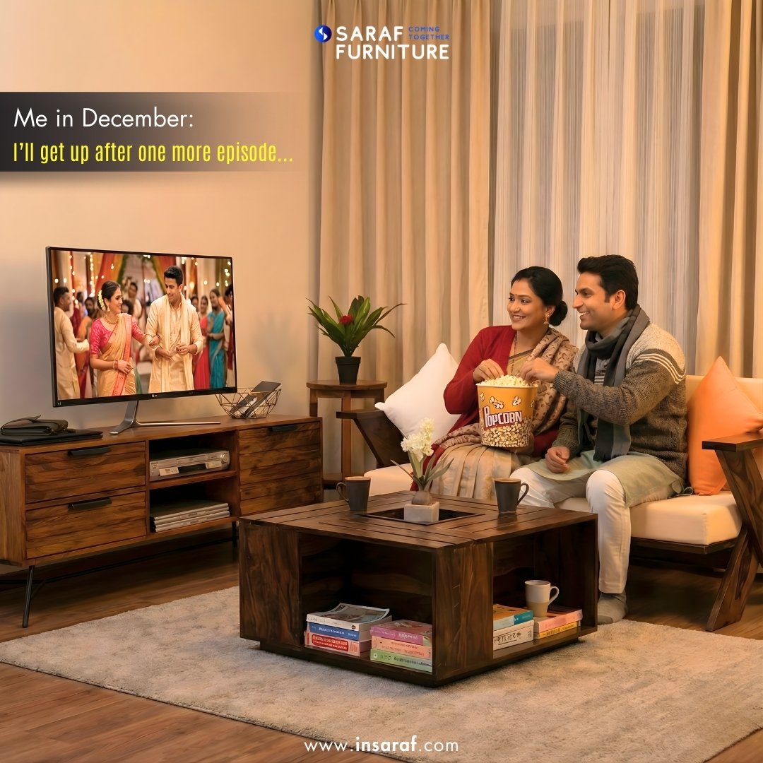 Solid wood comfort is a trap you’ll never want to escape from. 😴
#SarafStyle #RelatableReels #SolidWoodStories #HomeWithSaraf
