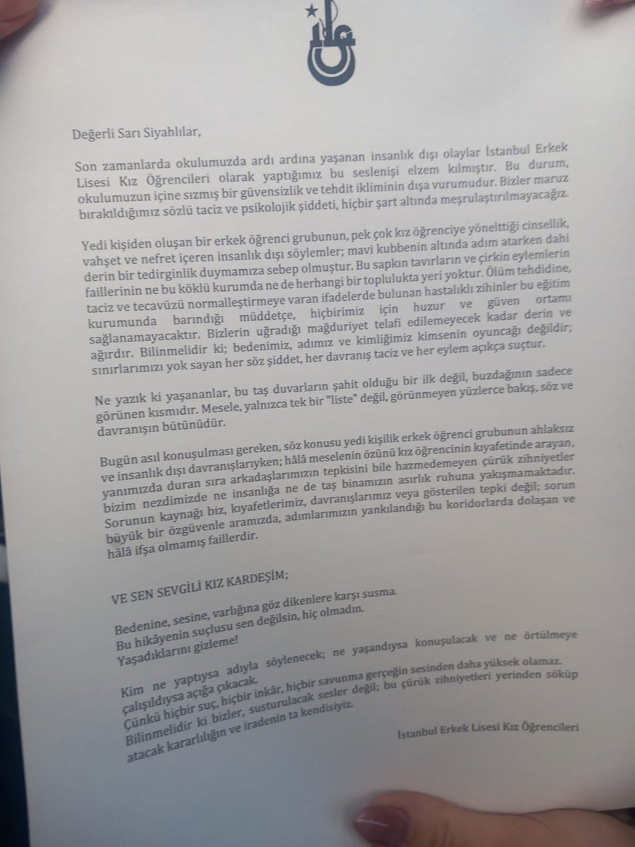 #İstanbul #Lise #kadın #taciz #KadinaSiddeteHayir