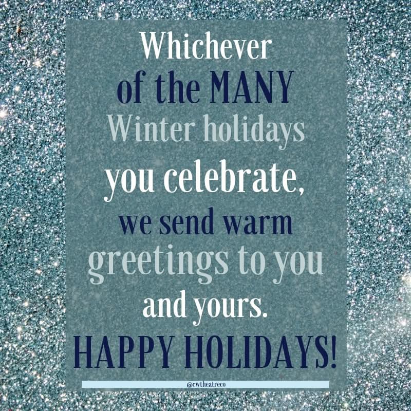 cwtheatrecoinfo's tweet image. From all of us at Conrad Weiser Theatre Company, we wish everyone a joyful holiday season filled with love, laughter &amp;amp; light, from our family to yours. 💙