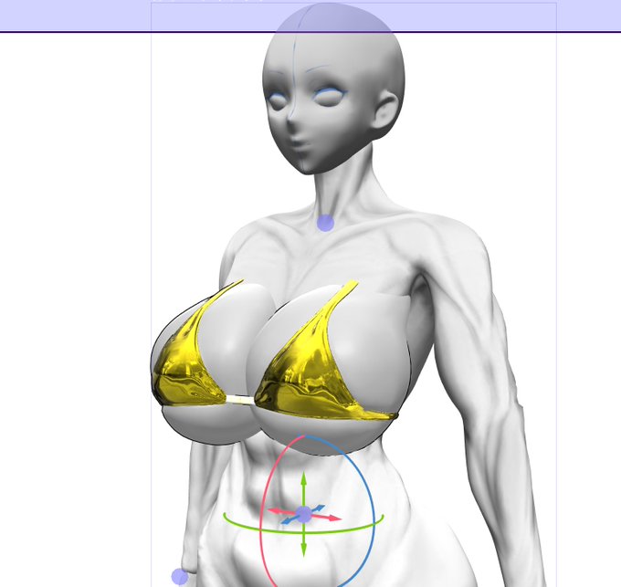 クリスタがアップデートで金ビキニに対応した 