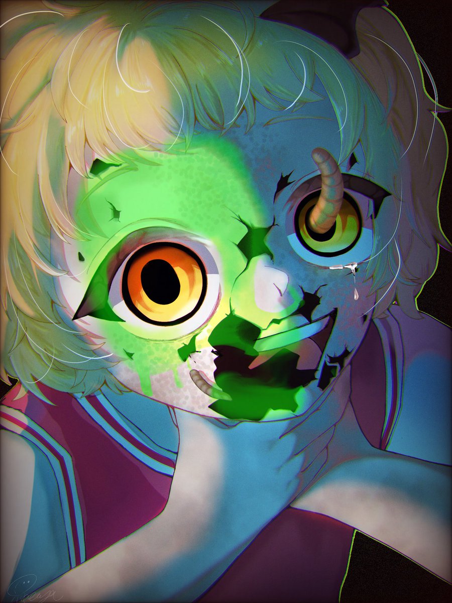 ゴースト

#ホラナイファンアート 
#ポゼッスドプレイシングス