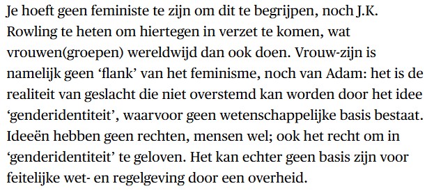 SEeckelaerts's tweet photo. Wij vragen aan de politiek én aan de media, om nu eindelijk eens grote moed te tonen. Dit moet stoppen.
De overtuiging dat een man een vrouw kan worden is niet problematisch, totdat hij van een ander (of de wet) verlangt om te geloven dat dit waar is.
https://t.co/B3catlEsFn https://t.co/kqvUVm8ZGn