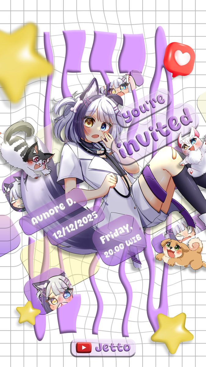 Dapet undangan dari "Dog"ter hewan nih guysss! Jangan lupa datenggg