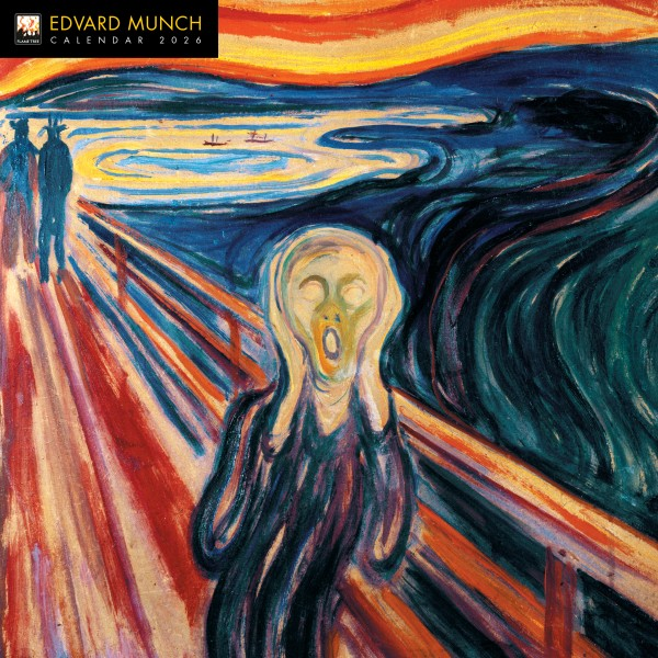 RarewavesCom's tweet image. Which month would be best represented by Edvard Munch's 'The Scream', and why?  

(I don't know which month actually has it in this calendar)  

Browse 2026 calendars: rarewaves.com/2026-calendars 

#Rarewaves🌈 
#2026Calendar #Calendars #Scream