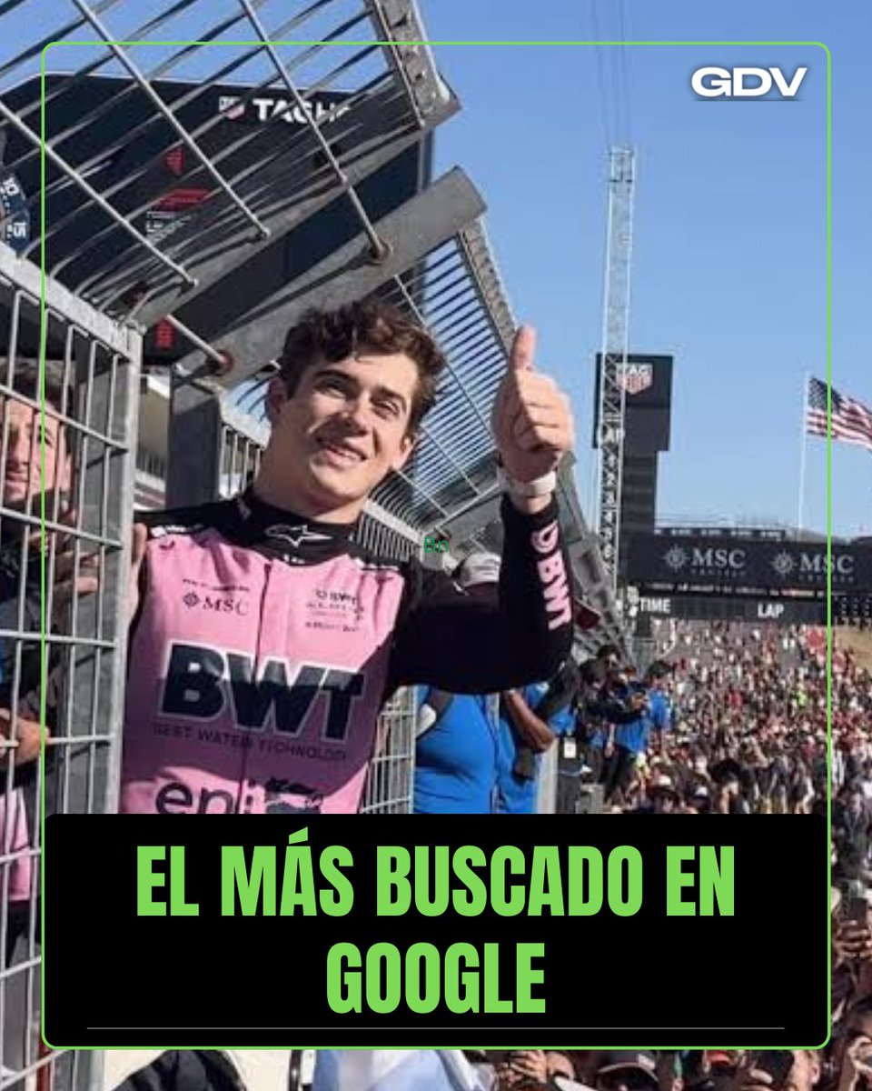 EL PILOTO DE #F1 🏁 EL MÁS BUSCADO SEGÚN DEVELO GOOGLE ARGENTINA 🔍🇦🇷

🥇 Franco Colapinto
🥈 Thiago Medina
🥉 Cristina Fernández de Kirchner
4°  Julieta Prandi
5°  Robert Prevost
6°  Ander Herrera
7°  Dua Lipa
8°  Mercedes Oviedo
9°  Cris Morena
10° Karen Reichhardt