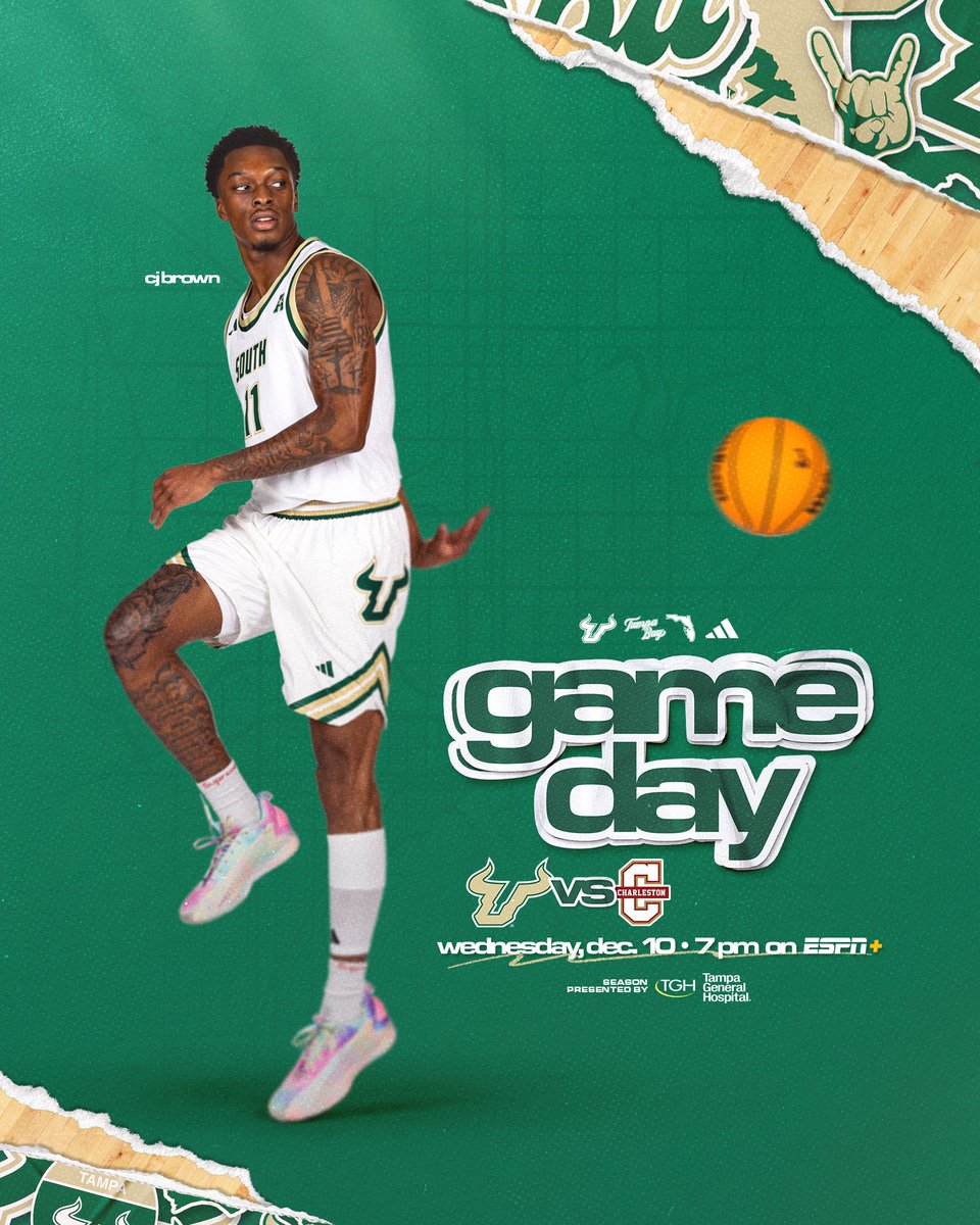 GAME. DAY.

📺 gobulls.co/WatchMBBvsCofC
📻 gobulls.co/ListenMBBvsCofC