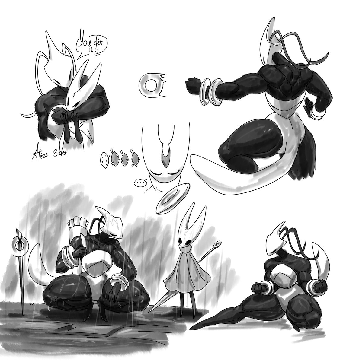 I downloaded a lot of new brushes
Here I am trying them

#hollowknight #hollowkinghtsilksong #SilkSong