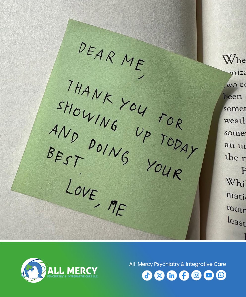 All_Mercy_Pic's tweet photo. As the year winds down, pause and recognize your growth. Youโve come farther than you think.
Letโs finish strong.
#growthmindset #mentalhealth #selfcare #adhd #adhdsupport #allmercypic https://t.co/mhTI6cvkb6