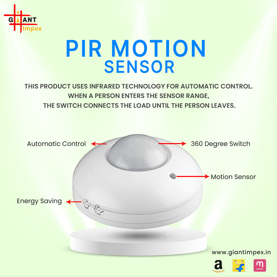 ImpexGiant's tweet photo. Ask for GIANT IMPEX PIR Motion Sensor Light #sensorlight
360 Degree Switch with Light Sensor, Energy Saving Motion Detector Switch.
#Amazon
https://t.co/OTEz36WwSs
#Flipkart
https://t.co/sUJy12wvWj
#meesho
https://t.co/0zg9lFOeVZ https://t.co/yS9fOti54g