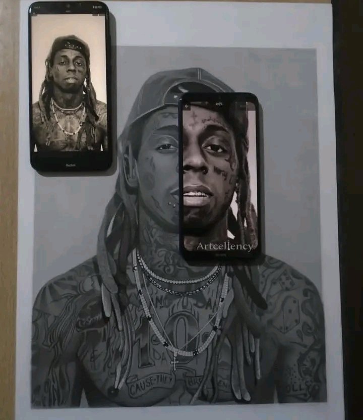 artdehnow's tweet photo. See me through the phone...
#artcellency #lilwayneart https://t.co/Oc2DKdyryX