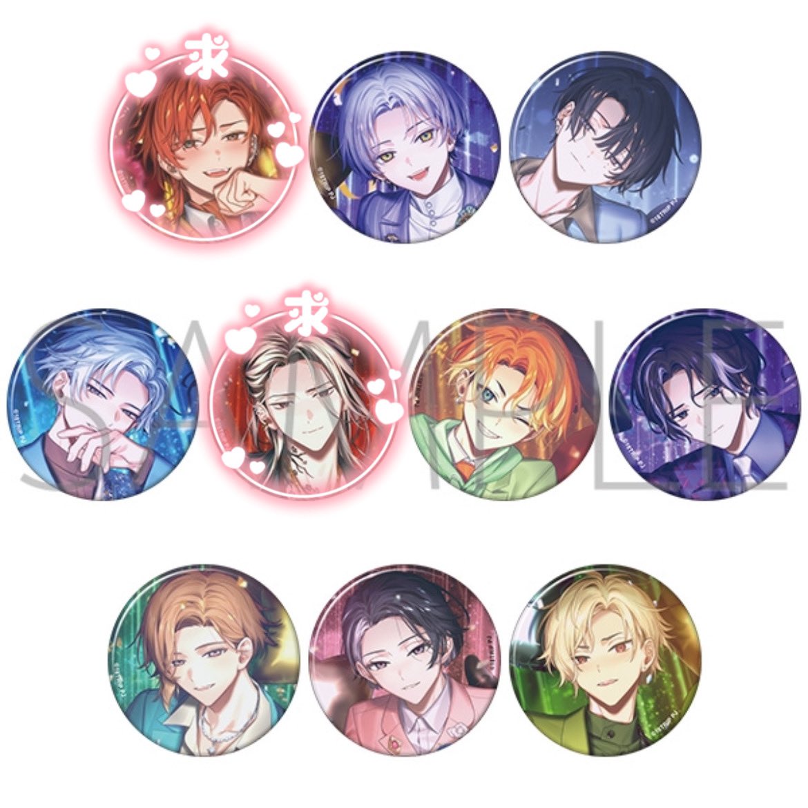 交換】18TRIP エイトリ 缶バッジ vol.8 Best Wishes Snap 朝班 昼班 譲