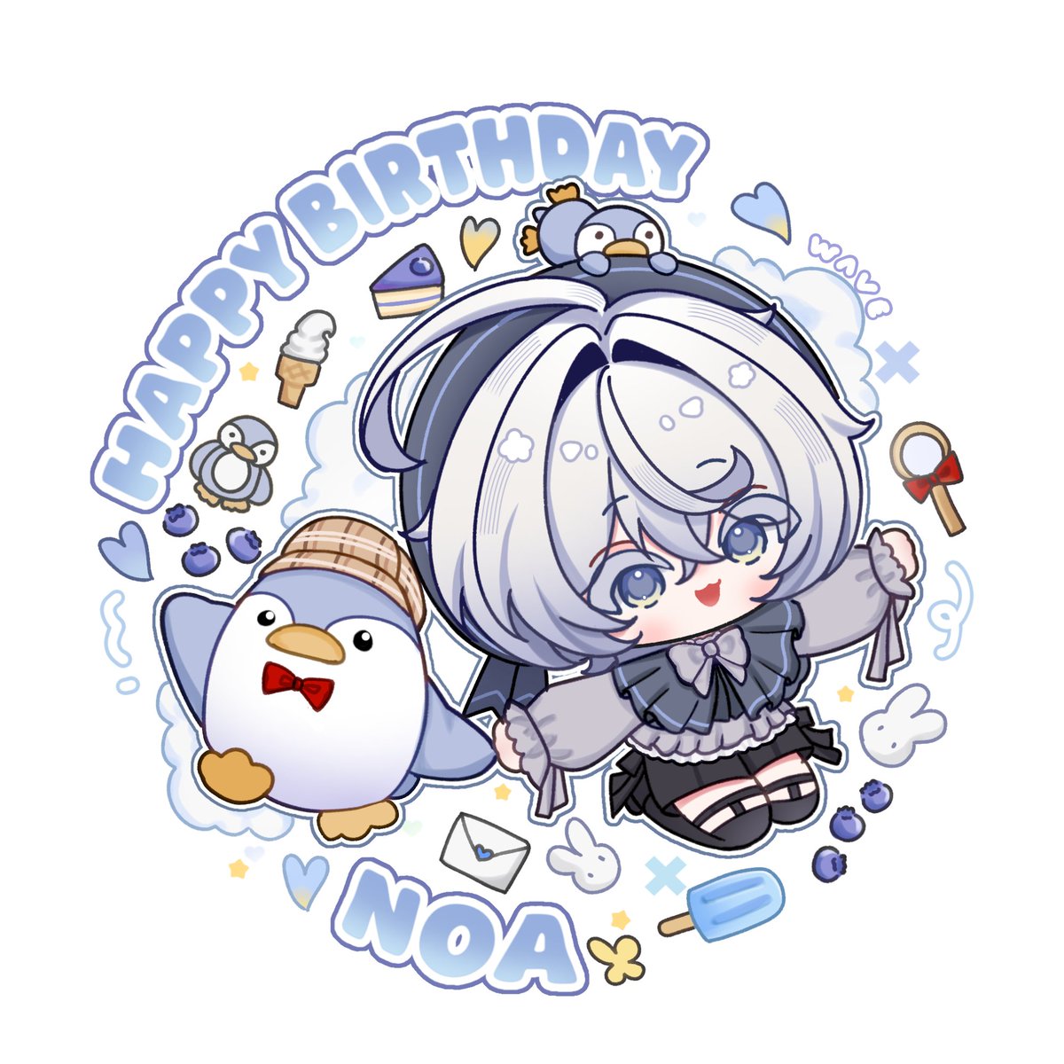 Happy birthday Noa 🐧🎂 #OC